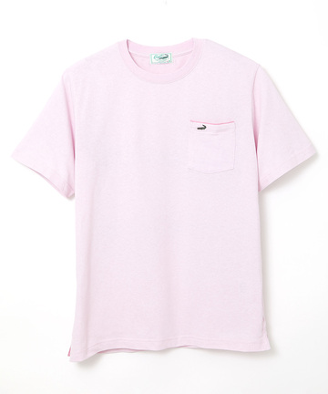 リネンライク ポケットパイピング Tシャツ