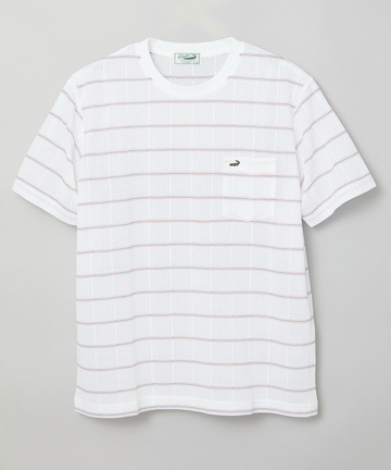 メッシュ ボーダー Tシャツ