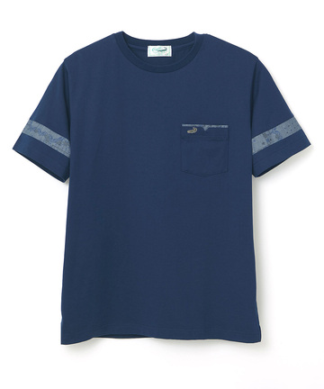 ペイズリー シルケット天竺 Tシャツ