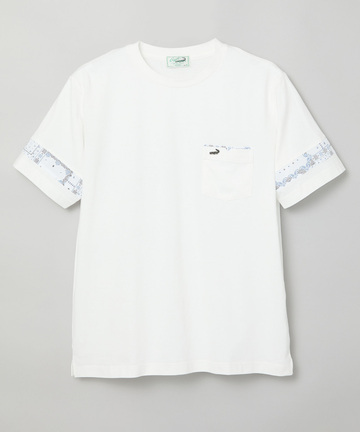 ペイズリー シルケット天竺 Tシャツ