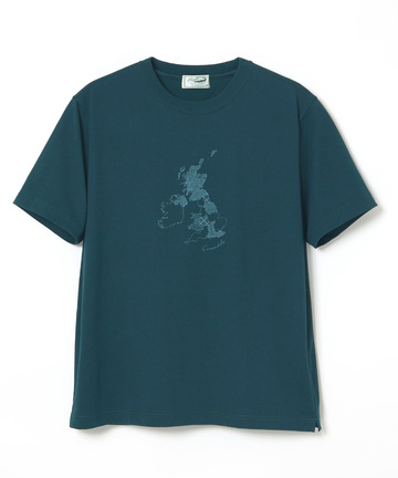 UK モチーフプリント Tシャツ