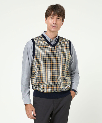 クロコダイルタータン ベスト 【手洗いOK】