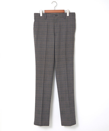 グレンチェック柄 イージーパンツ