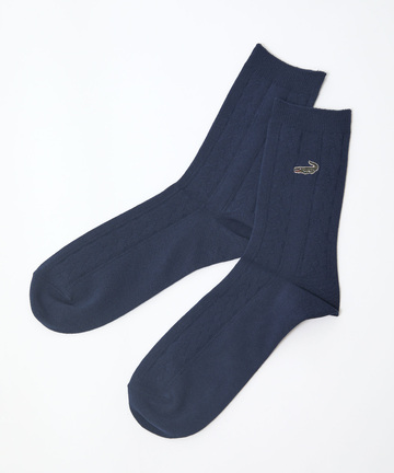 ケーブル柄 リンクス ソックス