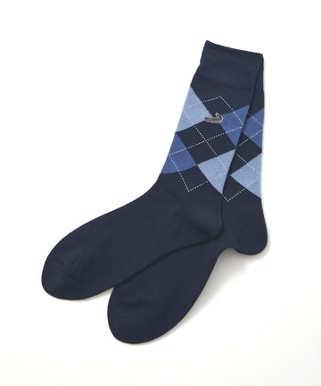 アーガイル柄 ソックス
