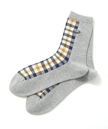 クロコダイルタータン 切り替え ソックス