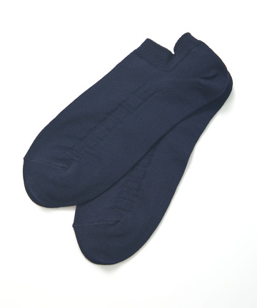 シルケット ロゴ アンクルソックス