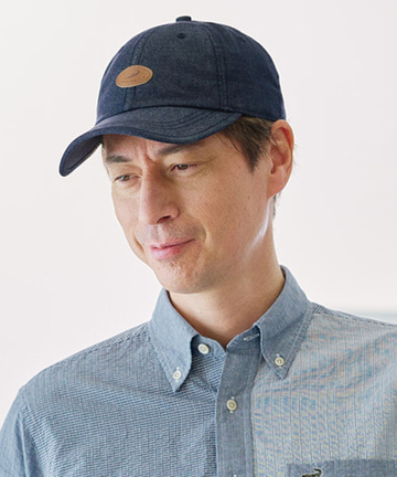 デニム ロゴワッペン キャップ【UV加工】