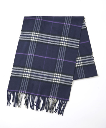 ソフトタッチ チェック柄 マフラー