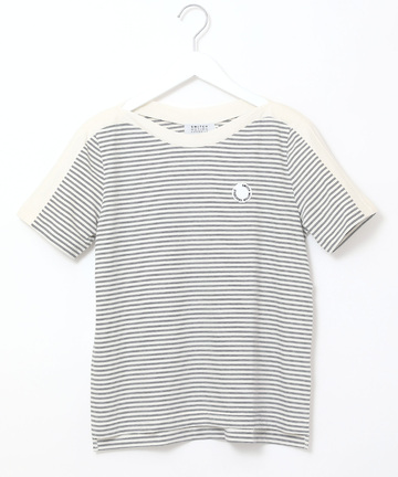 スノーコットン ボーダー Tシャツ【接触冷感】