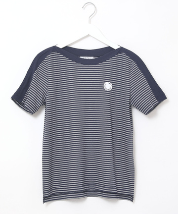 スノーコットン ボーダー Tシャツ【接触冷感】