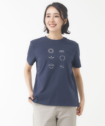 スノーコットン プリント Tシャツ【接触冷感】