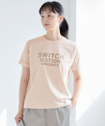 プレーティング天竺 ロールアップ Tシャツ【接触冷感】