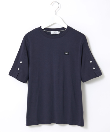 スリットスリーブ  Tシャツ【接触冷感】