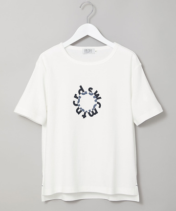 スムース プリントモチーフ Tシャツ【接触冷感】