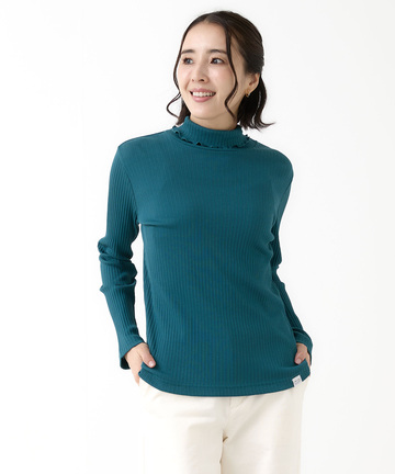 メロー ハイネック カットソー