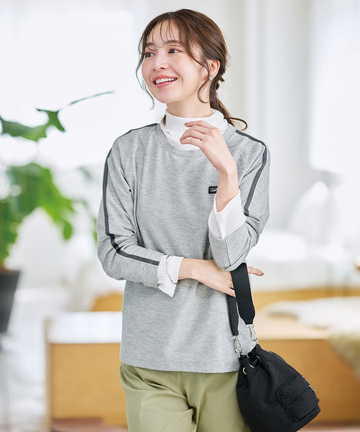 裏毛 七分袖 カットソー