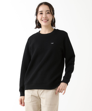 ジャカード バイアス柄 スウェット