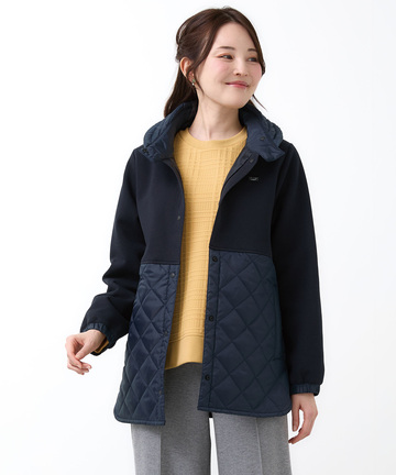 鹿の子 ドッキング キルトジャケット