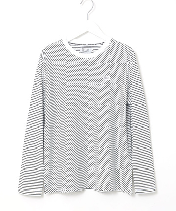 天竺 バイヤスボーダー 長袖Tシャツ