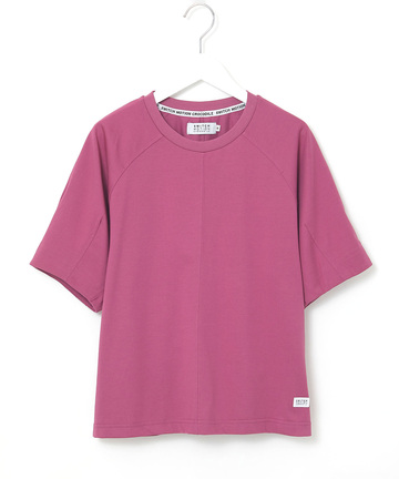 プレーティング天竺 パフスリーブ Tシャツ【接触冷感】