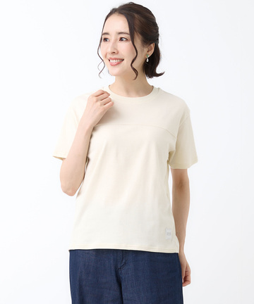 プレーティング天竺 切り替えデザイン Tシャツ【吸汗速乾】