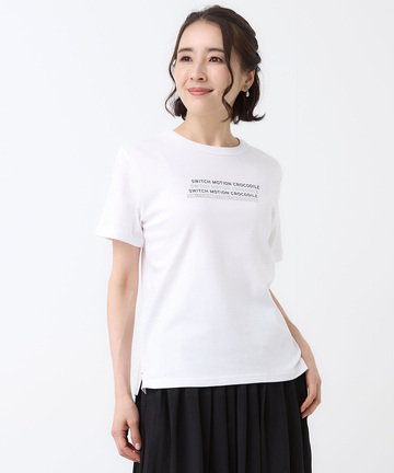 スムース ロゴプリント Tシャツ