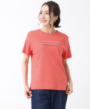 スムース ロゴプリント Tシャツ