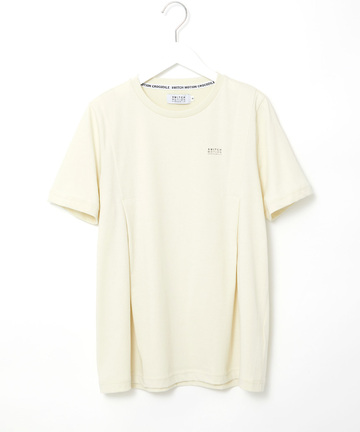 プレーティング天竺 タックデザイン Tシャツ【吸汗速乾】