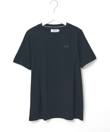 プレーティング天竺 タックデザイン Tシャツ【吸汗速乾】
