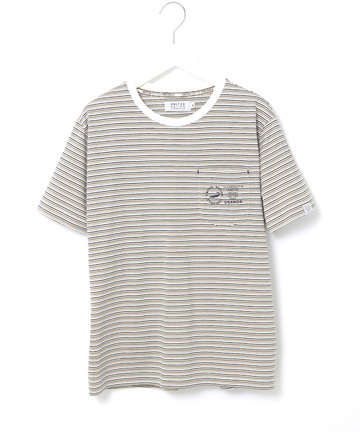 天竺 ボーダー Tシャツ【ウガンダ オーガニック コットン】