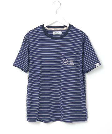 天竺 ボーダー Tシャツ【ウガンダ オーガニック コットン】