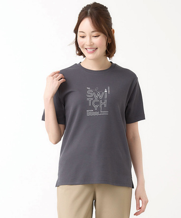 スムース マリンモチーフ プリント Tシャツ