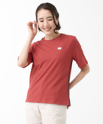 プレーティング天竺 配色テープ 半袖 Tシャツ