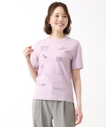 ロゴモチーフ プリント Tシャツ