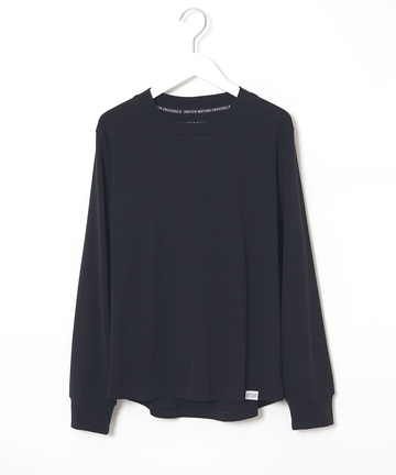 ストレッチリブ クルーネック Tシャツ
