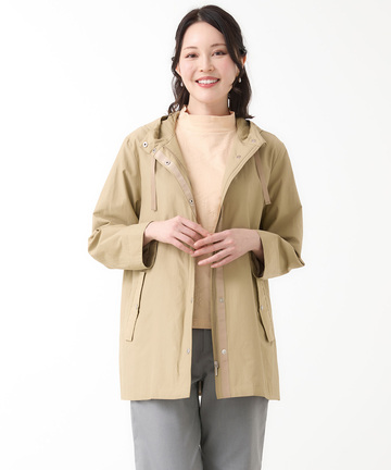 ミドル丈 フーデッドアウター