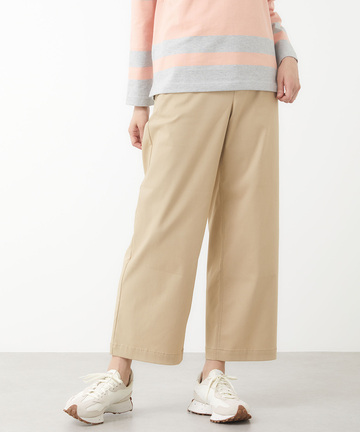 ストレッチ セミワイド パンツ