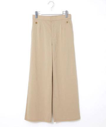 ウエストゴム ワイド ストレッチ パンツ