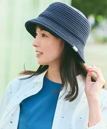 メッシュ編み サーモ ハット【手洗いOK】