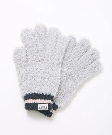 指先スリット  手袋