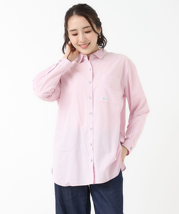 スノーコットン シャツ チュニック【接触冷感】