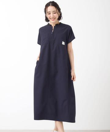 バンドカラー プルオーバー チュニック