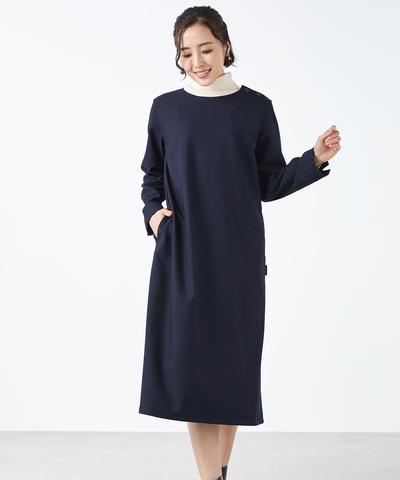 レーヨンブレンド ロング ワンピース