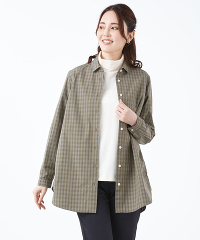 チェック チュニック【一部店舗限定】