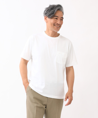 ストレッチ ポケット付き Tシャツ【WEB・一部店舗限定】