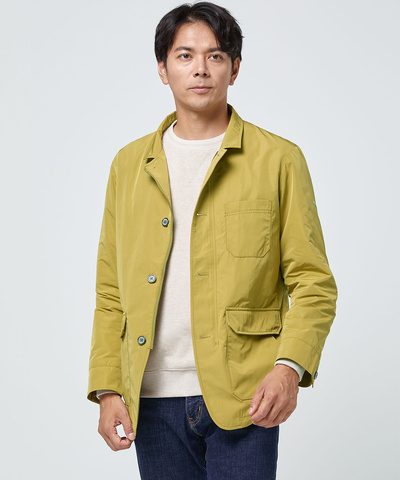 タフタ フラップポケット付き ジャケット