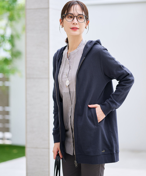 レディース 裏毛 チュニック パーカー【オンラインショップ限定】通販