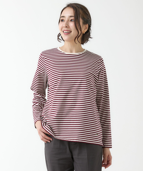 レディース コットン マルチボーダー Tシャツ通販 [0102-55219
