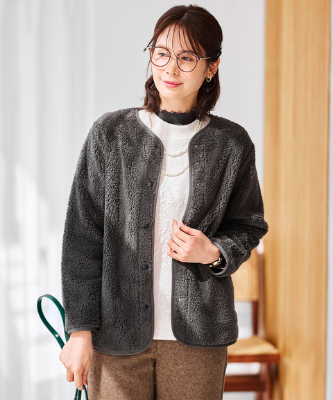 レディース ボア フリースジャケット通販 [0102-55231] - クロコダイル